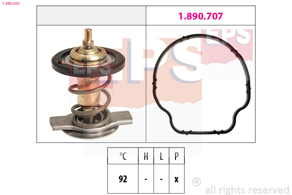 Thermostat, coolant  Art. 1880929