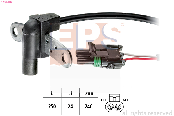 Sensor, crankshaft pulse  Art. 1953008