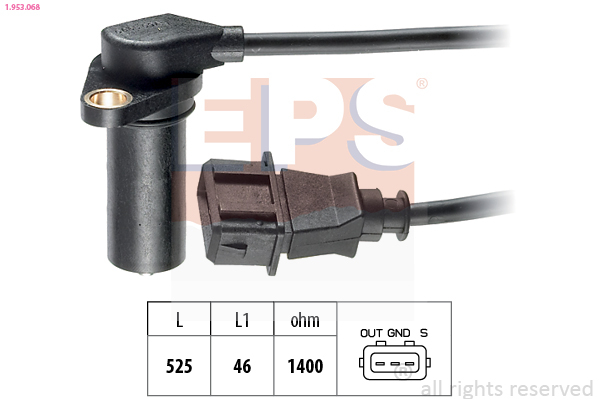 Sensor, crankshaft pulse  Art. 1953068