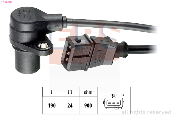 Sensor, crankshaft pulse (900)  Art. 1953180