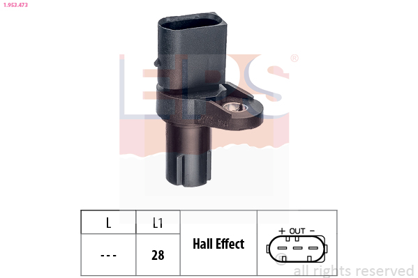 Sensor, crankshaft pulse  Art. 1953473