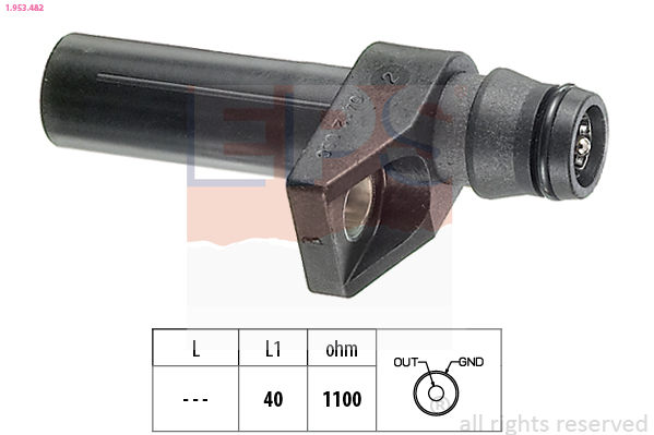 Sensor, crankshaft pulse (Surface mounting)  Art. 1953482