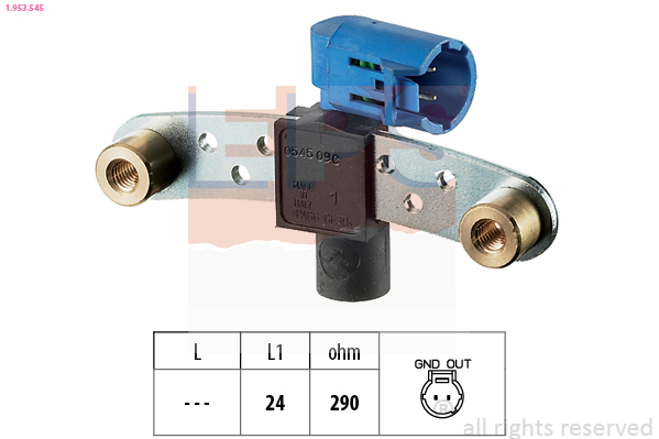 Sensor, crankshaft pulse (240)  Art. 1953545