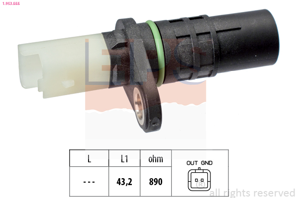 Sensor, crankshaft pulse (850)  Art. 1953555