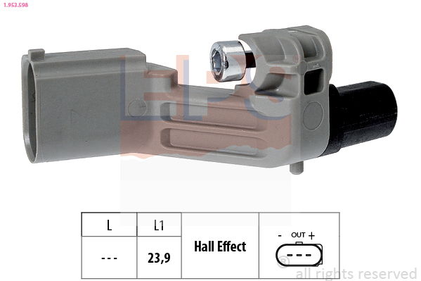 Sensor, crankshaft pulse  Art. 1953598