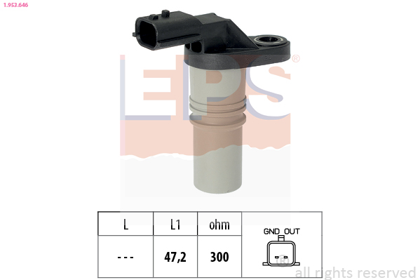 Sensor, crankshaft pulse (220)  Art. 1953646