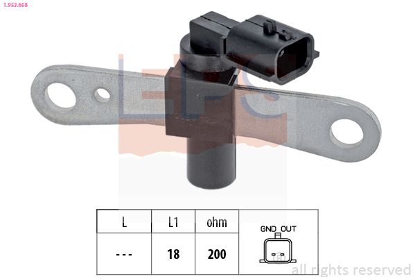 Sensor, crankshaft pulse (200)  Art. 1953658