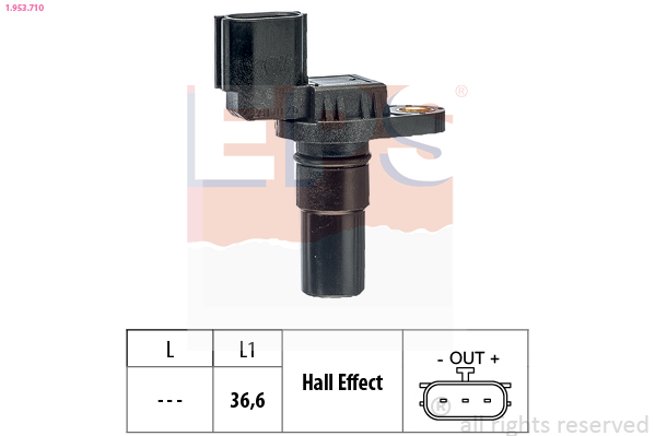 RPM Sensor, automatic transmission  Art. 1953710