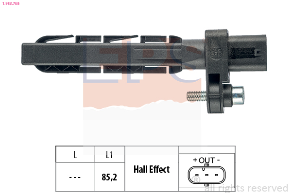 Sensor, crankshaft pulse  Art. 1953758