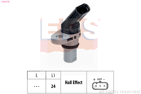 Sensor, RPM (3)  Art. 1953778