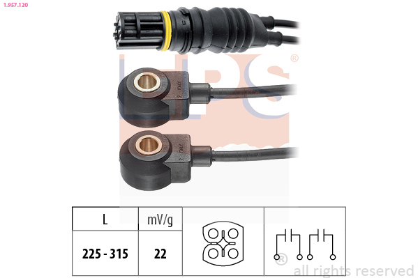 Knock Sensor (Front axle)  Art. 1957120