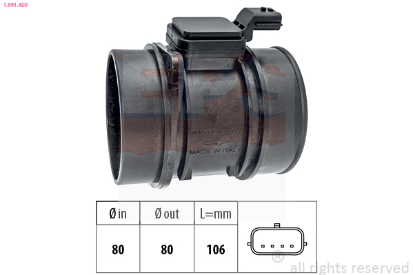 Volume Air Flow Sensor  Art. 1991450