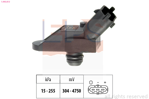 Sensor, boost pressure (Left right)  Art. 1993013