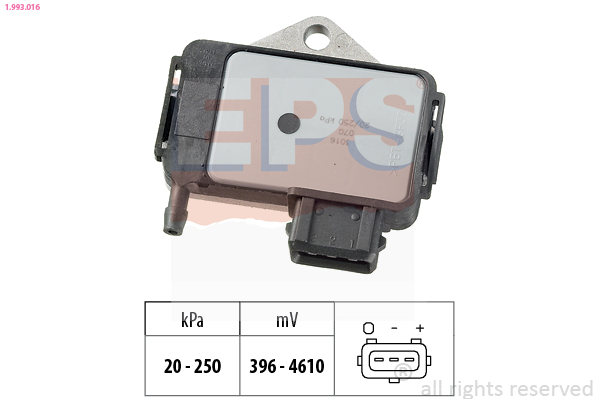 Sensor, intake manifold pressure (Left right)  Art. 1993016