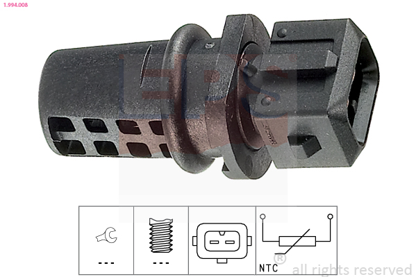 Sensor, intake air temperature (AS)  Art. 1994008