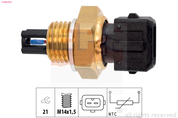 Sensor, intake air temperature (M14X1.5)  Art. 1994015