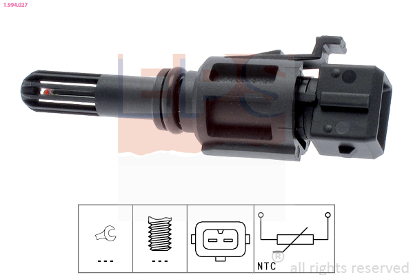 Sensor, intake air temperature (13 mm)  Art. 1994027