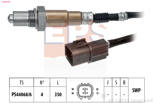 Lambda Sensor (Front axle)  Art. 1998076