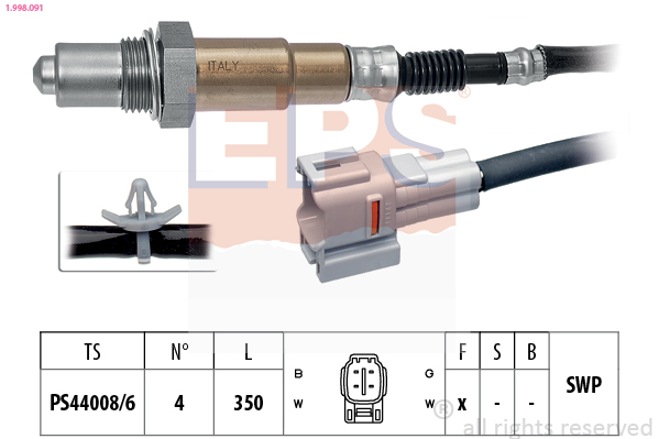 Lambda Sensor (Front axle)  Art. 1998091