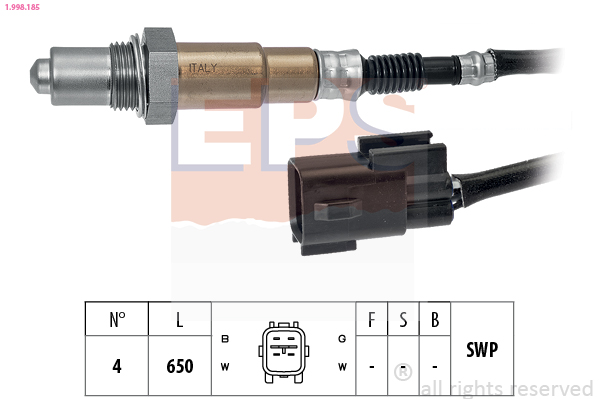 Lambda Sensor (Heated)  Art. 1998185