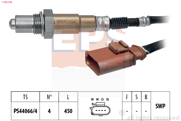 Lambda Sensor (Front axle)  Art. 1998348