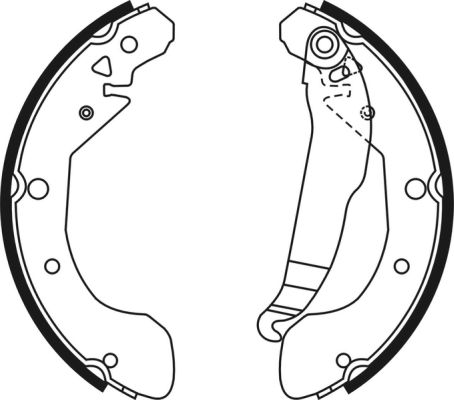 Brake Shoe Set (Rear axle)  Art. C00009ABE