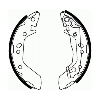 Brake Shoe Set (Rear axle)  Art. C00515ABE