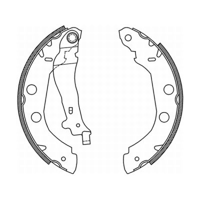 Brake Shoe Set (Rear axle)  Art. C01002ABE