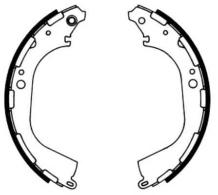 Brake Shoe Set (Rear axle)  Art. C01045ABE