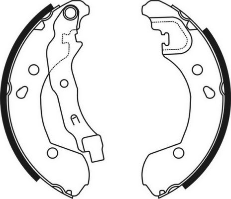 Brake Shoe Set (Rear axle)  Art. C01056ABE