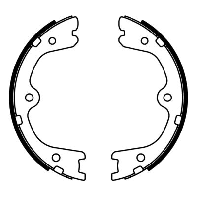 Brake Shoe Set, parking brake  Art. C01062ABE