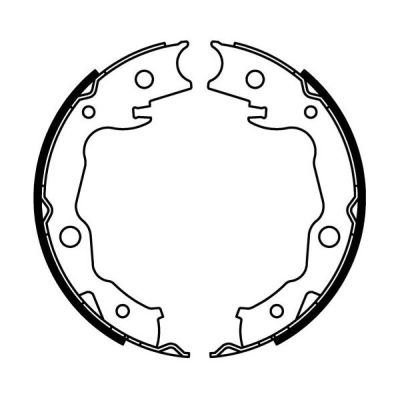 Brake Shoe Set, parking brake  Art. C01063ABE