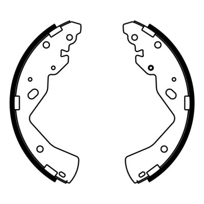 Brake Shoe Set (Rear axle)  Art. C03038ABE