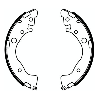 Brake Shoe Set (Rear axle)  Art. C04022ABE