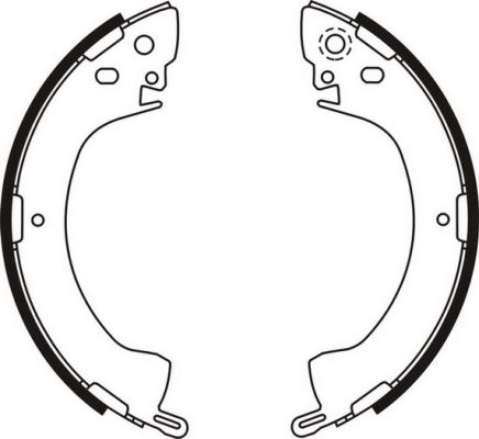 Brake Shoe Set (Rear axle)  Art. C05001ABE