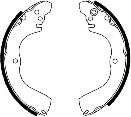 Brake Shoe Set (Rear axle)  Art. C05064ABE