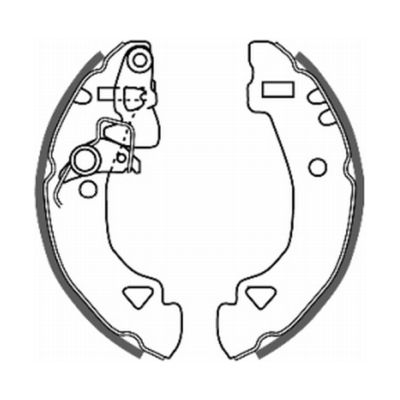 Brake Shoe Set (Rear axle)  Art. C0F008ABE