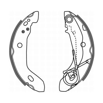 Brake Shoe Set (Rear axle)  Art. C0M007ABE