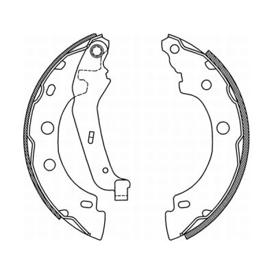 Brake Shoe Set (Rear axle)  Art. C0R013ABE