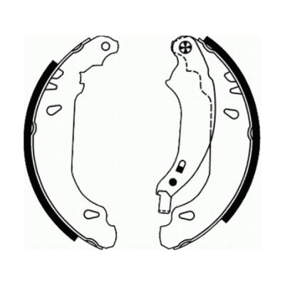 Brake Shoe Set (Rear axle)  Art. C0R016ABE