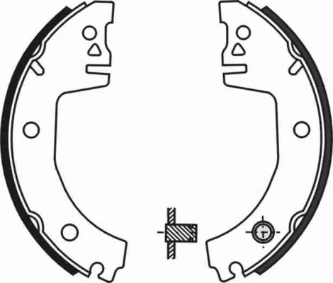 Brake Shoe Set (Rear axle)  Art. C0S001ABE