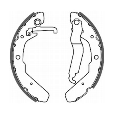 Brake Shoe Set (Rear axle)  Art. C0W003ABE