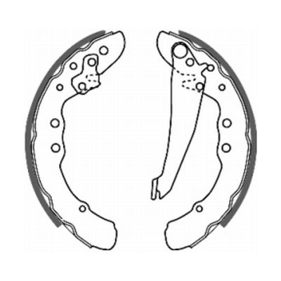 Brake Shoe Set (Rear axle)  Art. C0W010ABE