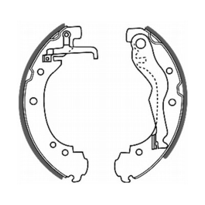 Brake Shoe Set (Rear axle)  Art. C0W011ABE