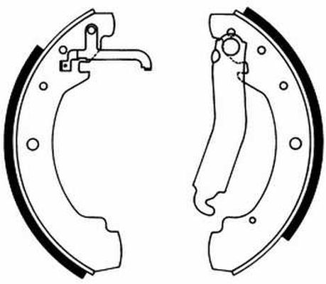 Brake Shoe Set (Rear axle)  Art. C0W022ABE