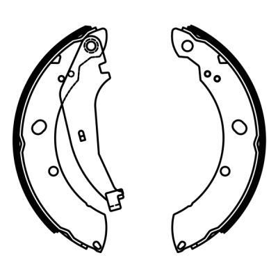 Brake Shoe Set (Rear axle)  Art. C0Y009ABE