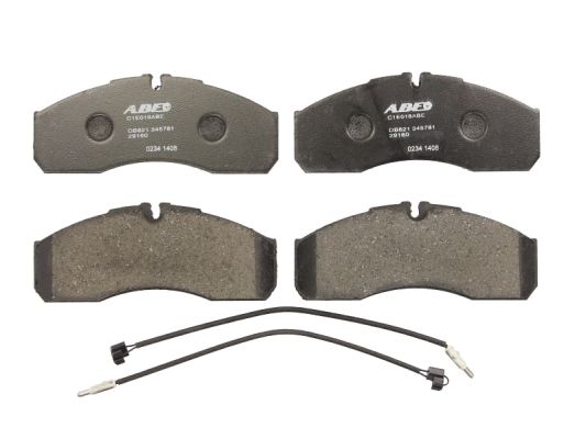 Brake Pad Set, disc brake (Front axle)  Art. C1E018ABE