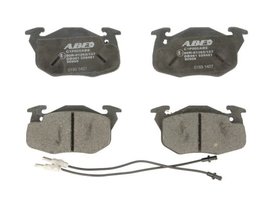 Brake Pad Set, disc brake (Front axle)  Art. C1P005ABE