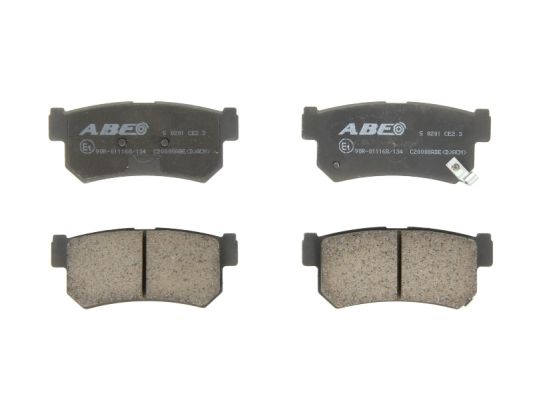 Brake Pad Set, disc brake (Rear axle)  Art. C20008ABE