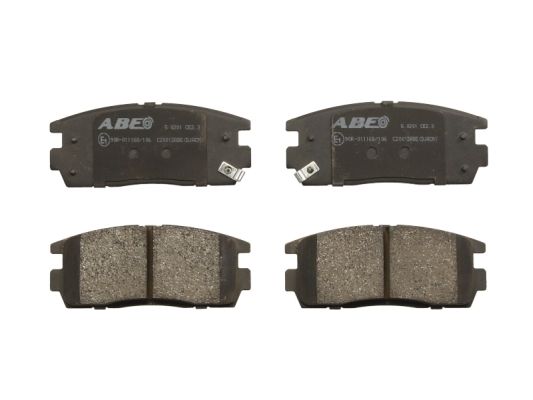 Brake Pad Set, disc brake (Rear axle)  Art. C20012ABE